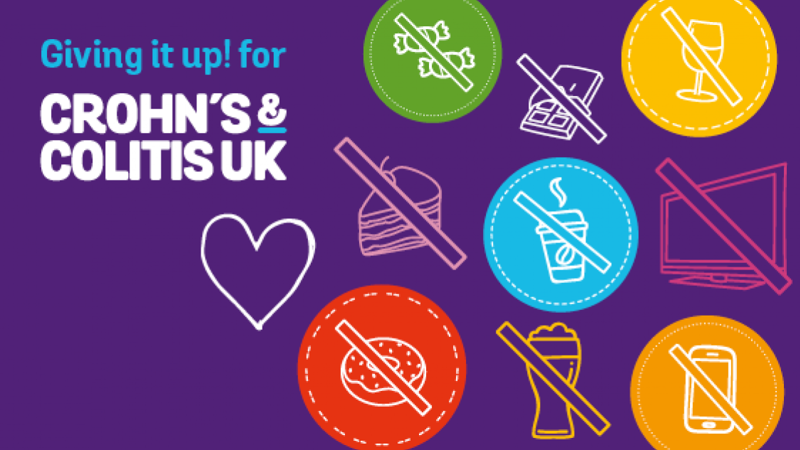 Giving It Up For Crohn's And Colitis Illustration