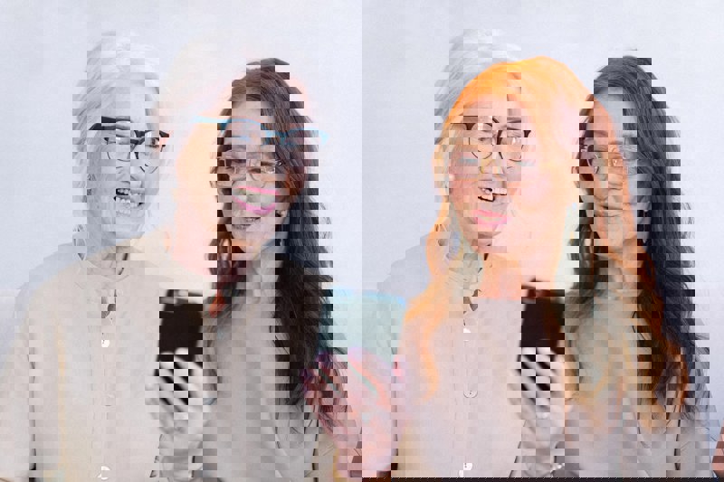 Older Women, Video Calling