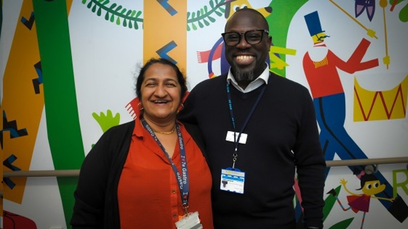 Two healthcare professionals