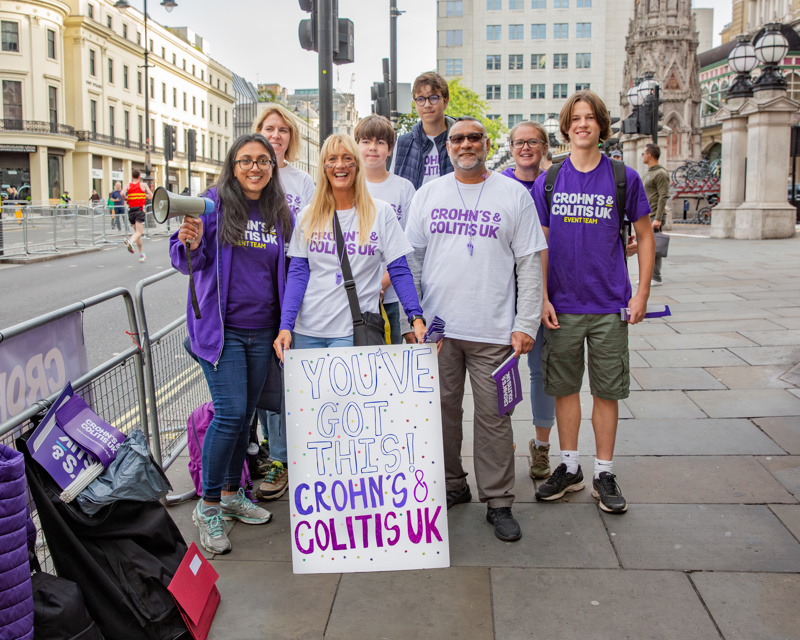Royal Parks HM 2023 Fundraising Vols Cheerpoint 2