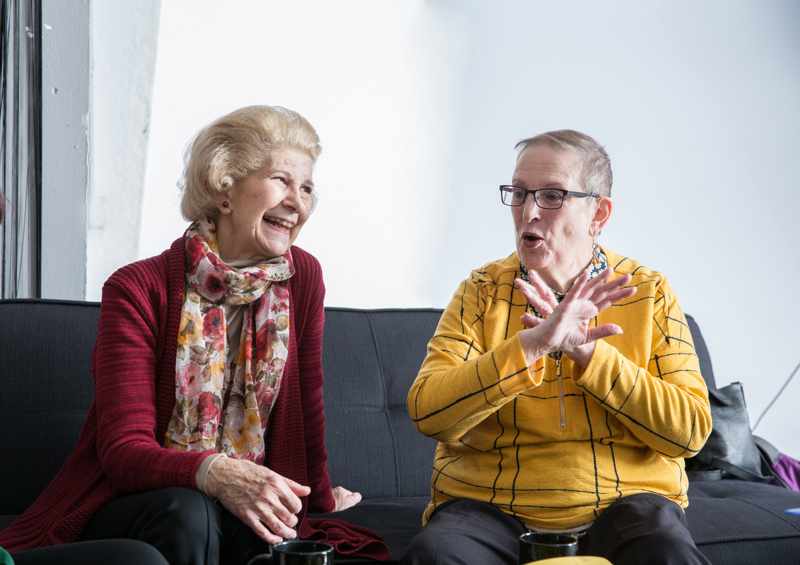 Older Women Laughing