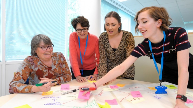 Group of People chatting